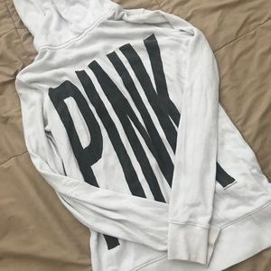 Lightweight “pink” zip up hoodie
